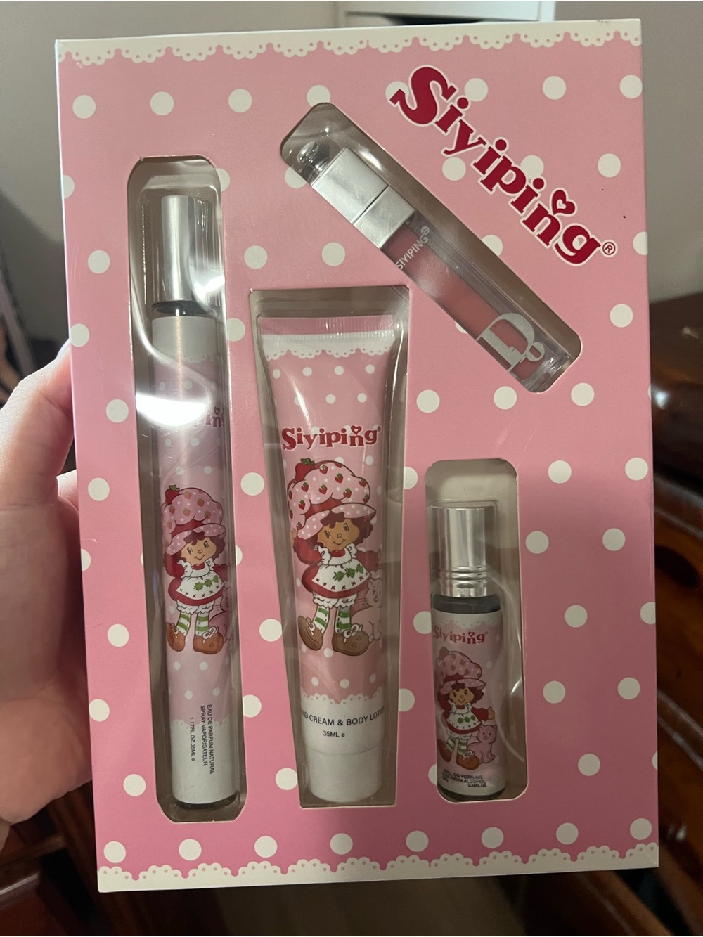 Strawberry Shortcake 4 Piece Bath & Body Gift Set